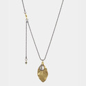 Golden Leaf with Blue Pearl